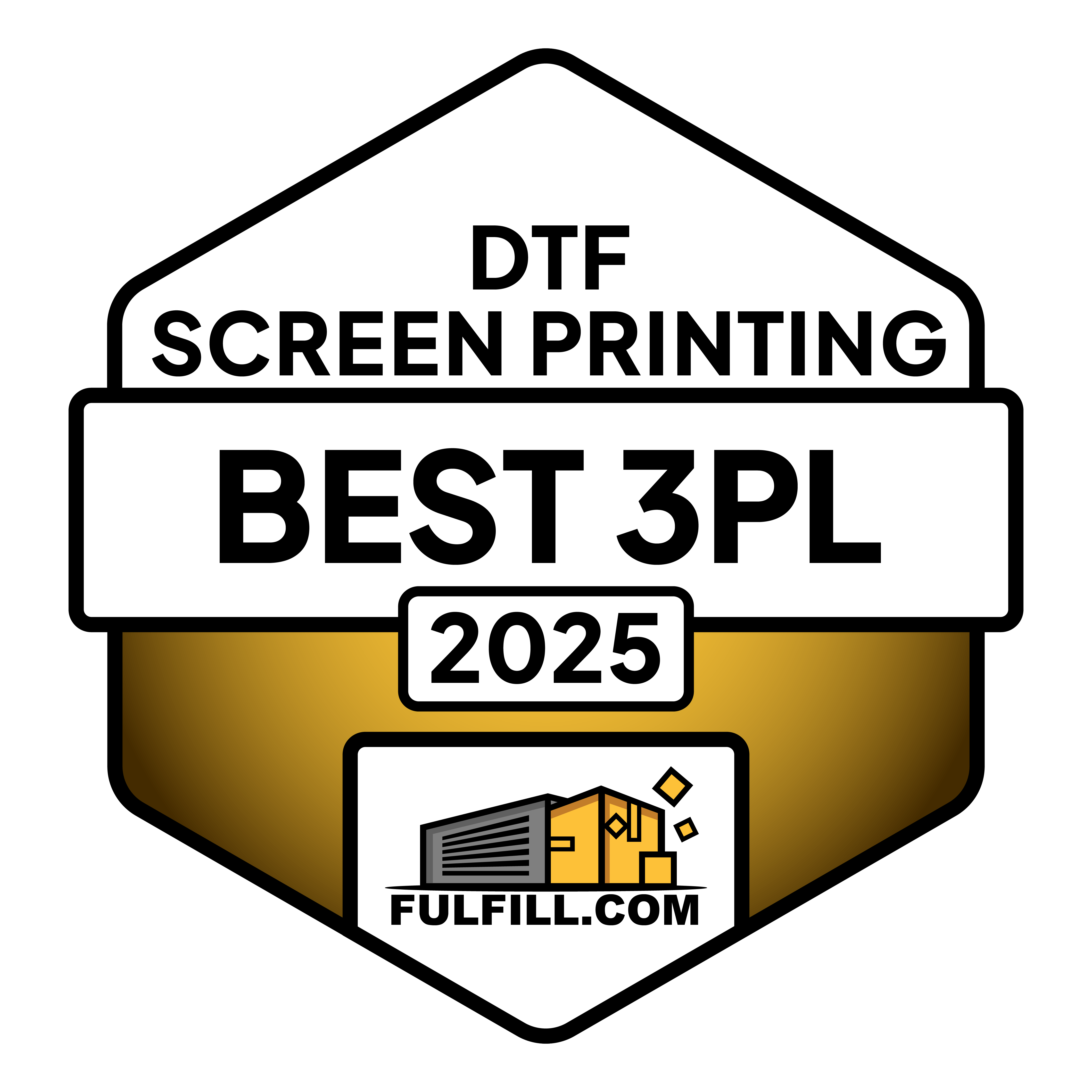 iPrintandShip - Best DTF Screen Printing 3PL 2025, awarded by Fulfill.com